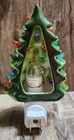 Christmas Tree Plug-in Night Light Multicolor Bulbs On off Switch Indoor 120v