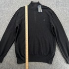 Polo Ralph Lauren Quarter Zip Pullover Sweater Gray Mens L New