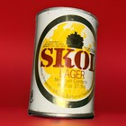 Vintage Skol Lager Empty - 9 2 3 Ounce- Pull Top Beer Can