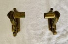 Vintage 2 Amerock Heavy Solid Brass Towel Bar Toilet Paper Holder Mounts