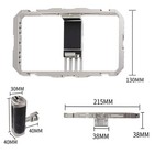 Aluminum Metal Handheld Cell Phone Tripod Video Cage Rig Stabilizer With Handles