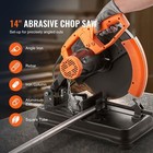 Abrasive Chop Saw 14  Blade Diameter Cut Off Saw 2300w 3600rpm Cutting Machine