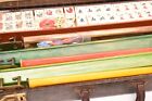 Exceptional Vintage Cardinal Mah Jong Set 165 Tiles Catalin Bakelite Racks