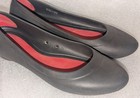 Crocs Lina Womens Ballet Flats Size 10 Black Slip On Almond Toe Comfort Shoes
