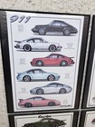 Steve Anderson Signed Porsche Prints Set Of 6 - Carrera Rs 911 917 Turbo Framed