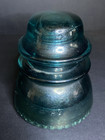 Vintage Blue Aqua Hemingray 42 Electrical Glass Insulator Made In Usa