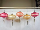 Very Rare Antique Vintage 6  Blown Glass Xmas Ornaments Lauscha Poland  1
