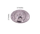 Western Rodeo Texas Cowboy Lone Star Belt Buckle Silver  Hebillas Vaqueras