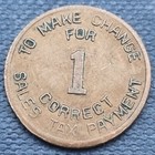 Arizona State Tax Commission Sales Tax Token Correct Change For 1 Mill  59560