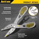 12 Inch Aluminum Tin Snips  Straight Cut Metal Shears For Sheet Metal   Vinyl