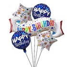 Birthday Decoration Set Colorful Happy Birthday Banner Balloon star Birthday A