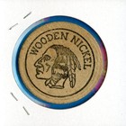 1962 West Orange  Nj 100th Anniversary Good For 5c Indian Head Wooden Nickel