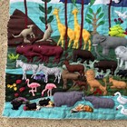 Quilted Wall Art Noah   s Ark Handmade Peru Fabric 3d Nursery Child   s Wall Decor