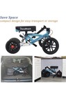 Blessreach All Terrain Steerable Knee Scooter Crutch Alternative Injuries Blue