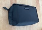 Tumi For Delta Zippered Travel Bag Toiletry Case Black W red Logo