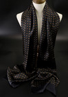 100  Silk Mulberry Satin Scarf Men Neckerchief Double Layer Wrap Black Red Gifts
