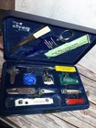 Vintage Salesman Sample Set Kit Case Advertising The Liteorline Knife tool          