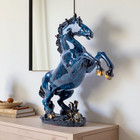 Modern Art Bronze Rearing Horse Statue Cast Horse Sculpture Home Decor Crafts