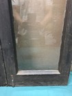 Antique Vtg Pair 5 Lite Glass Mission Cabinet Window Doors 13x44 Old 1317-26b