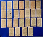 1910 T113 American Tobacco Cards - Types Of Nations - Lot Of 25 - Half The Set