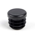 Round Plastic Black Blanking End Cap Caps Tube Inserts Plug