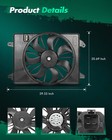 For 2009-2020 Chrysler 300 Dodge Challenger Charger Radiator Cooling Fan 622550