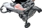 Baby Trend Single Stroller Gray pink Folding With Hood canopy