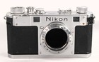 Nikon S 35mm Rangefinder Camera Body No 6117709 For Parts Repair Shutter Japan