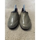 Sperry Top Sider Womens Gingham Slip On Shoes Garden Clogs Waterproof Rain Sze 6