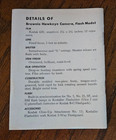 Vintage 1950 s Kodak Brownie Hawkeye Flash Model Camera Pamphlet Owner s Manual