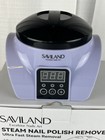 Saviland Steam Gel Nail Polish Remover Machine Heated Fast Safe Soak Off Purple