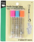 812 Needle Storage Tubes  3-count  clear