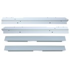 4pcs Inner   Outer Rocker Panels Steel For 2010-2017 Chevy Equinox Gmc Terrain