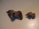 Vintage Hagen Renaker Miniature Mama Koala And Baby Baby Bears