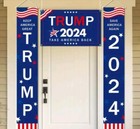 Trump 2024 Porch Sign Banner Flag Keep America Great 2 Large Bannners   1 Flag  