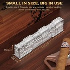 Set Of 2 Cigar Humidifier 2-piece Slide Controlled Humidity Release-crystal Gel