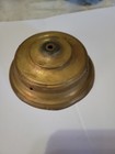 Brass Lamp Shade Cap Antique Vintage Table Or Hanging Light Part Base 4 1 4