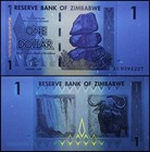 Zimbabwe 1 Dollar  2007  P-65  Unc