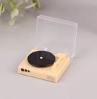 Dollhouse Diorama Vintage Record Player Turntable Resin 1 12 Scale Miniature