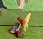 Miniature Good Boy Fairy With Dog Fairy Garden Miniature Garden New