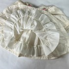 Vintage Victorian Baby Dress 0-3m Cream Smocked Lace Christening Rosettes