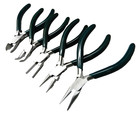 5 Pc Jewelers Pliers Set Jewelry Making Beading Wire Wrapping Hobby 5  Plier Kit