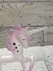 Glass Baron Unicorn Purple Glass Base  missing Fairy  Gemstones 