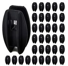 40 Pcs Black Electric Fence Corner Post Insulators For Poly Wire 