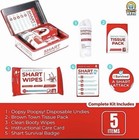 Witty Yeti Shart Survival Kit 5-item Red white Tin Party Prank Gag Gift