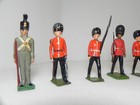 Vintage Britains Proprietors British Toy Soldiers With Movable Arms 