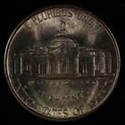 Jefferson Silver War Nickel  1943 D  Brilliant Uncirculated  Lot   9041-9-120