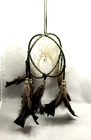 Native American Made 6  Double  3d  Dream Catcher  Green Dreamcatcher  Coa   db1