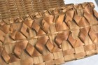 Antique Wall Basket Native American Abenaki Northeast Splint Ash 19th Original 