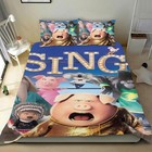 3pcs Bedding Sets For Sing Duvet Cover Sets All Season For Kids